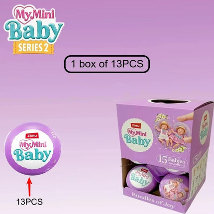 Zuru My Mini Baby Mystery Surprise Capsule Series 2 Collectible Miniature Novelty Toy 9Cm Diameter For Collection Enthusiasts
