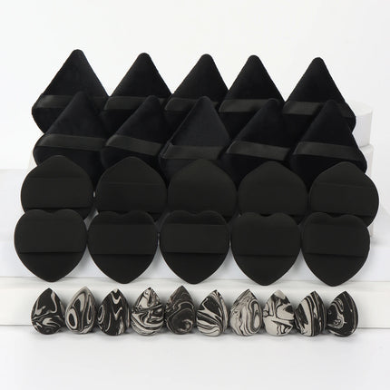 30-Piece Makeup Sponge Set, for Setting Makeup, Applying Makeup, Suitable for All Skin Types