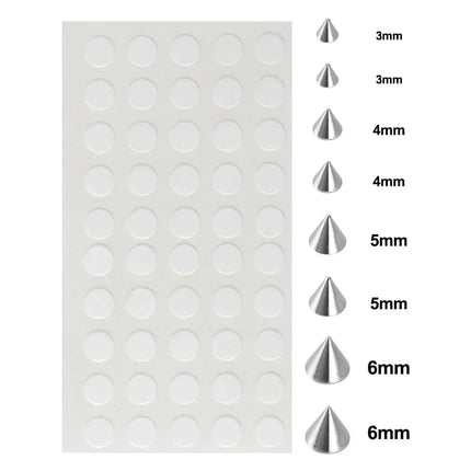 180pcs Non Piercing Lip Nails Sticker Selfadhesive Waterproof Reusable Fake Lip Nail Eyebrow Nose Ring Body Belly Button Jewelry