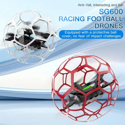 SG600 MAX 2.4G RC Racing Football Drone 3D Full Protection Pressure Altitude Brushless Remote Control Quadcopter For Kid Adult