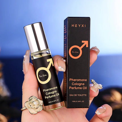Men's roll-on fragrance, long-lasting scent, cologne scent, emits a charming fragrance, suitable for dating and daily use