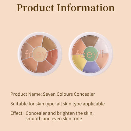 Multifunction Concealer Palette Matte Contour Concealer With Brush Covering For Dark Circles Concealer Cream Makeup Cosmetics