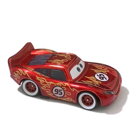 Disney Pixar Cars 95 Pink Lightning McQueen Cartoon Model Car 1:55 Metal Die Casting Racing Toys Children's Toys Birthday Gifts