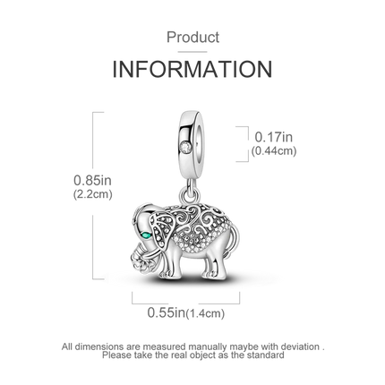 Animal Series 925 Sterling Silver Horse Squirrel Elephant Llama Snake Fox Charm fit Bangle Bracelet Original Silver Jewelry