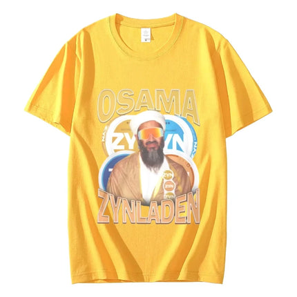 Vintage Osama Zynladen Graphic T Shirts Fashion Trend Clothing Short Sleeve T-shirt Unisex O-Neck T-shirts Women Clothing Top