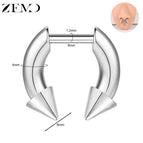 143-Silver-8MM / Nose Rings & Studs