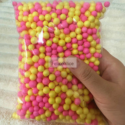 6-8mm 4000pcs Multi Color Foam Balls Mini Beads Polystyrene Styrofoam Filler Bubble Ball DIY Wedding Christmas Party Decoration