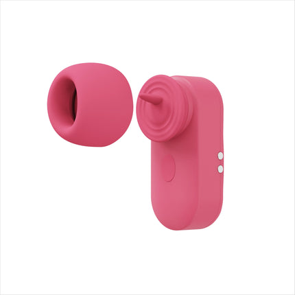 2 in 1 Mini Sucker White Licking and Sucking Mini Vibrator Earphone Shape Sex Her Toy Pleasure Woman Nipple Clitorial 18+
