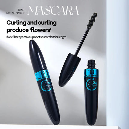 5D Mascara Waterproof Lengthening Curling Eyelashes Long Lasting Sweatproof Mascara Black Silk Fibre Makeup Beauty Cosmetics New