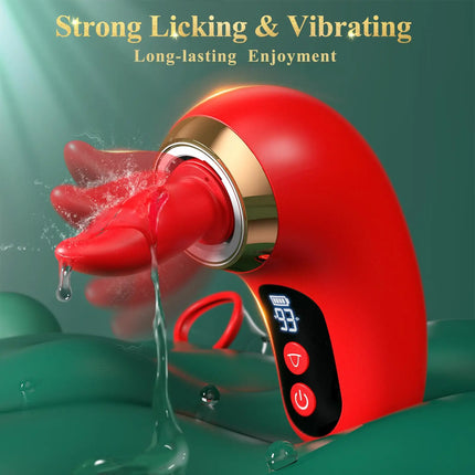 APP Control Clitoral Sucker Vibrator Tongue Licking Nipple Vagina Massager Clit Stimulator Female Masturbation Sex Toy for Women
