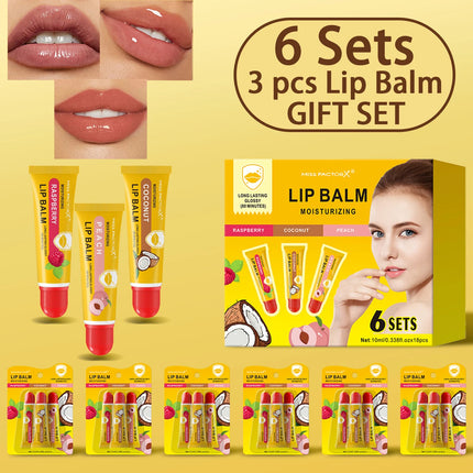 18 pieces/box premium gift set lip gloss set for moisturizing and shining, Mother's Day gift, Thanksgiving gift, women's gift