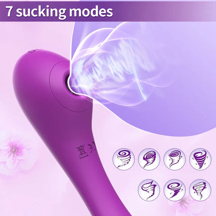 Sucker Clitoris Powerful Sucking Vibrator Female Clit Nipple Oral Vacuum Stimulator Massager Sex Toys Adults Goods for Women