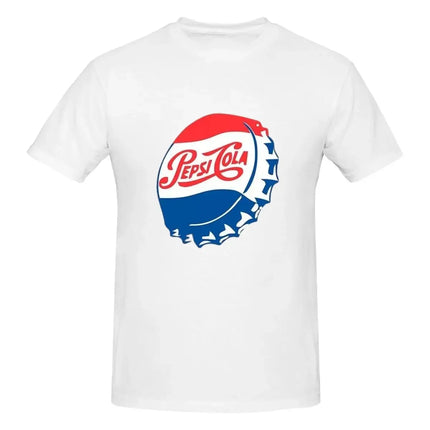 2026 Summer Men's P-Pepsi Luxury T-Shirt, Women's Fashion Summer Printed Shirt, High-Quality Cotton T-Shirt Clothing