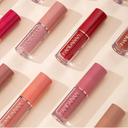 12 Color Matte Liquid Lipstick Kit Non Stick Cup Waterproof Lip Gloss Long Lasting Korean Cosmetics Makeup For Women
