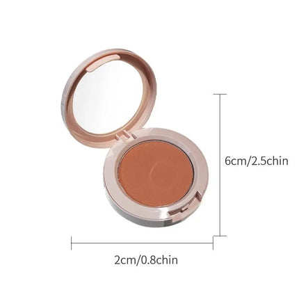 Autumn Winter Cheek Contour Natural Matte Low Saturation Nude Color Korean Cute Girl Monochrome Blush Powder Blusher Palette