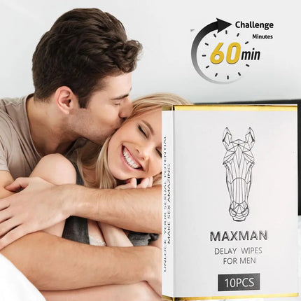 10pcs Male Delay Wipes Natural Wet Tissue Lasting Long Penis Wipes Enlargement Harder Anti Premature Ejaculation External Use
