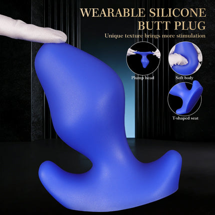 Wearable Anti Drop Anal Plug Enlargenmen Prostate Massage Big Butt Anal Dilator Wear Anal Butt Plug For Women Men Adult Sex Toy
