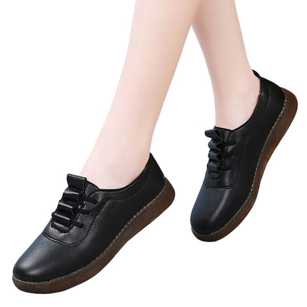Women Casual Slip-on Boat Shoes Comfortable Solid Color Slip-on Flat Shoes Birthday Gifts for Ladies