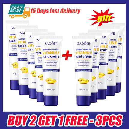 Vitamin E Nourishing Hand Cream Wrinkle Remover Exfoliating Anti-aging Repair Hand Lotion Whitening Moisturizer Beauty Skin Care