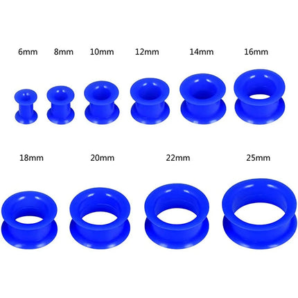 1Pair 3-48mm Silicone Ear Plugs and Tunnels Piercing Expander Piercing Tunnel Ear Tunnels Stretchers Ear Plug Ear Gauges