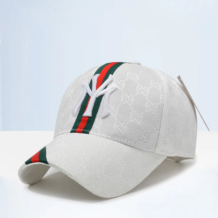 Unisex Letter Embroidery Hip-Hop Hats Outdoor Adjustable Casual Baseball Caps Sunscreen Hat