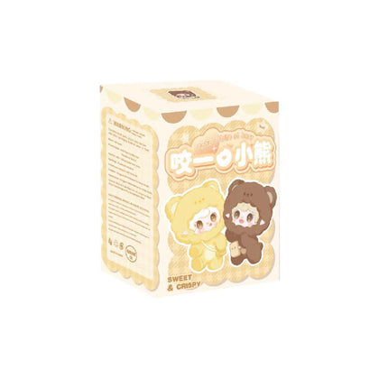 Yooki V4 Take A Bite Of Bear Series Vinyl Doll Plush Blind Box Bag Pendant Decor Keychain Desk Ornament Figure Mystery Box Gift