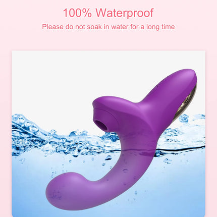 Powerful 20 Speeds Dildo Vibrator Female Clit Sucker Vacuum Clitoris Stimulator Adults Goods Finger Wiggling Sex Toy for Women