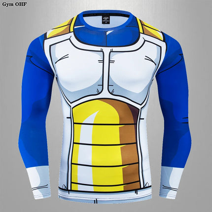 MMA Rashguard Jiu Jitsu Bjj T-Shirt Men Compression Shirts Quick Dry Gym Running Sports Tops Tee Boxing Jersey Mens T Shirt