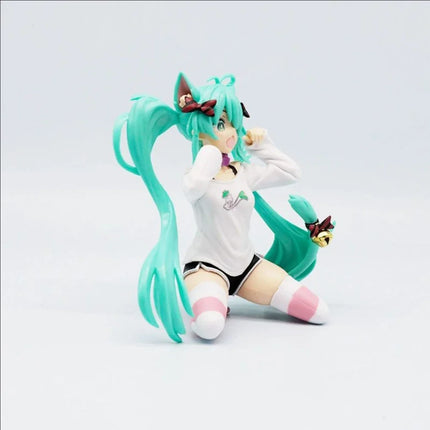 Hatsune Miku Figurine Anime Moonlight Mile Mecha Sora Moe Sora Anime Trendy Plush Model