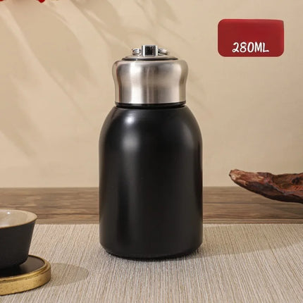 300ml Retro Chinese Style Golden Peacock Insulated Cup Portable Creative High Beauty Water Cup 316 Stainless Steel Cup