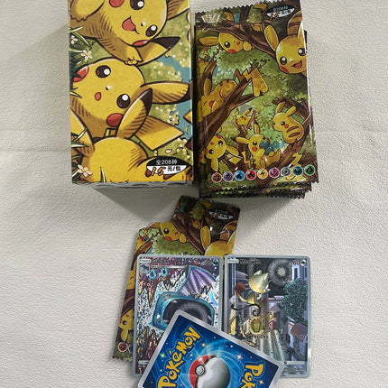 208Pcs/box Random Collection Card Anime PTCG Pocket Series Lillie Mew Charizard Giratina English Flash Card Classic Blind Box