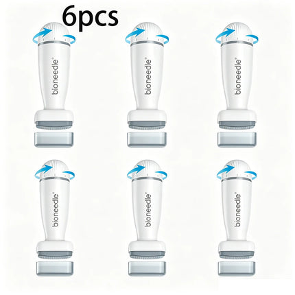 1/2/4/6pcs Bio Derma Stamp 120pin Adjust Needle Derma Microneedle Pen for Beard Hair Growth  Microneedling Dermastamp Skin Care