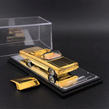 FineWorks 1/64 Impala HZ Exhibition Limited Edition Jumping Car  Painted alloy car mode