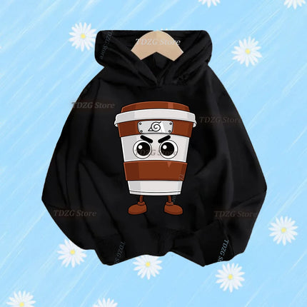 Funny Italian Brainrot Warm Children's Hoodies Cartoon Tung Tungtung Sahur Cappuccino Assassin Girls Boys Kids Hooded Sweatshirt