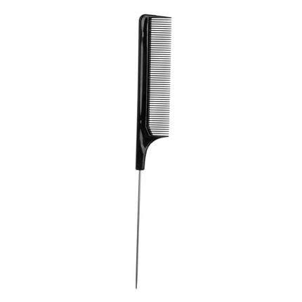 Professional Hair Tail Combs Stainless Steel Salon Cut Styling Comb Spiked Hair Care Styling Tools Barber Accessories Fine Teeth