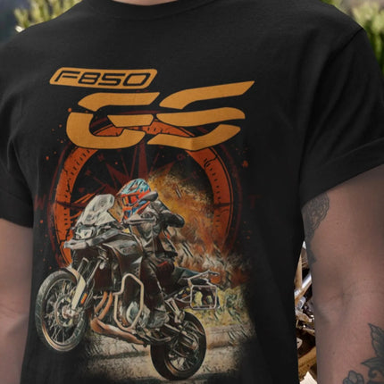 38@EY B/M.W F 850 GS T Shirt All Rounder Adventure Motorcycle Tee Parallel Twin Rider Graphic Top For b.mw Motorrad Fans GS Life