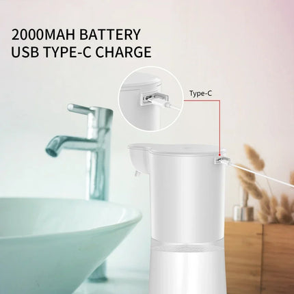 2026 Foam Soap Dispenser USB Charging Automatic Induction2000mAh Smart Infrared Touchless Hand Washer