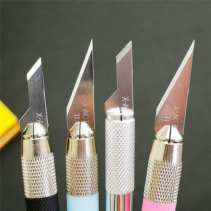 20pcs Wood Carving Blades Cutter Knifes Craft Carve Tool Sculpture Utility Engrave Metal Woodcarve PCB Repair DIY Blade