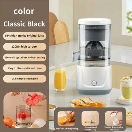 【PASSIONE 】USB Rechargeable 7.4V Portable Electric Juicer Household Juice Squeezer Fruit Blender Kitchen Tool