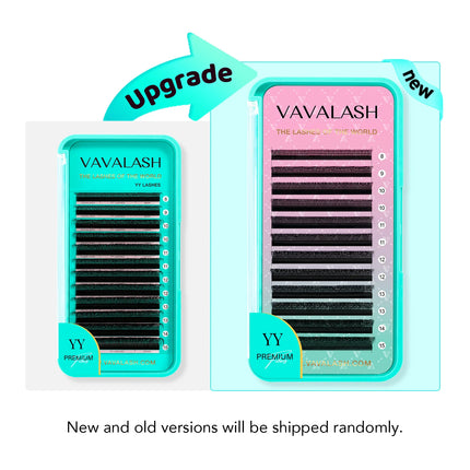 VAVALASH YY Shape Eyelash Extensions C D Curl Lashes Natural Soft Premade Volume Fans Two Tips Y-Shaped False Eyelashes