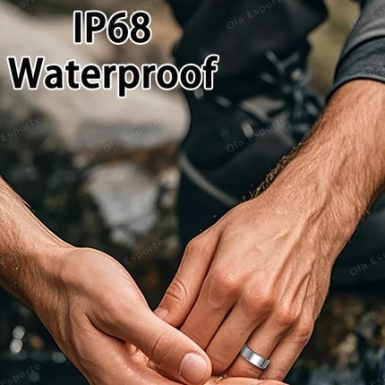 2026 Smart Ring Blood Pressure Heart Rate Sleep Monitoring Smartring IP68 & 5ATM Waterproof Multi-sport Mode Smartring Man Women