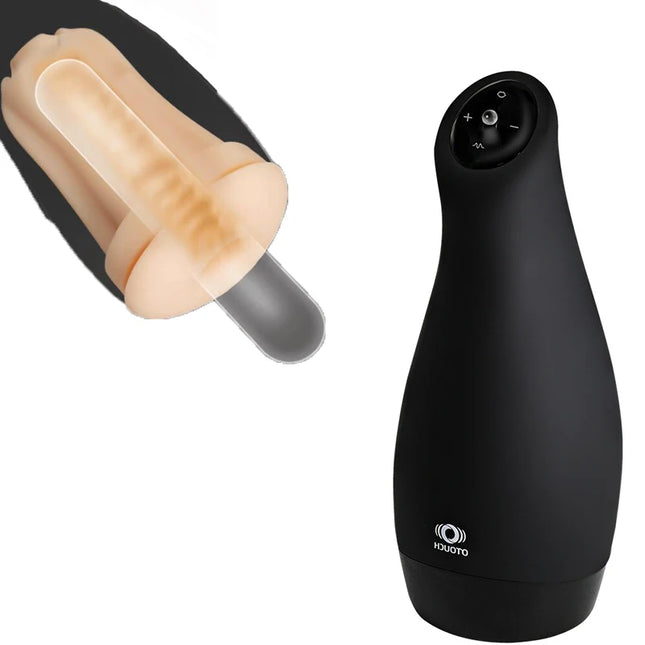 Realistic Masturbator 18 Speeds Blowjob Sucking Vibrator Machine Massager for Men Vagina Pussy Electric Equipment Adult Games
