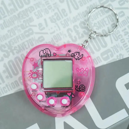 Nostalgic Tamagotchi Virtual Digital Pet Handheld Game, Mini Retro Cyber Electronic Animal Pocket Toy
