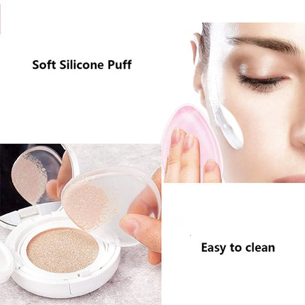 1PC Silicone Makeup Spong Powder Puff Face Concealer Water Drop Heart Shape Cosmetic Puff Beauty Foundation Make Up Sponge