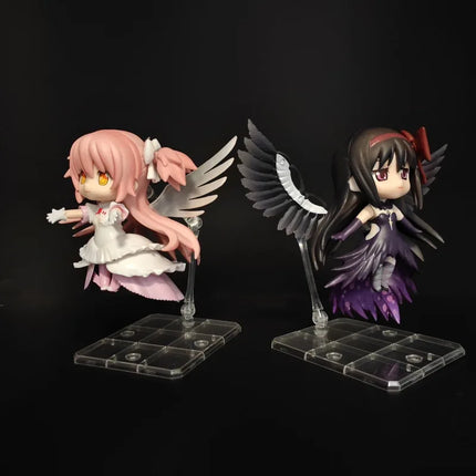 Chibi Puella Magi Madoka Magica Anime Figure Kaname Madoka Akemi Homura Pvc Model Collectible Desktop Decoration For Anime Fans