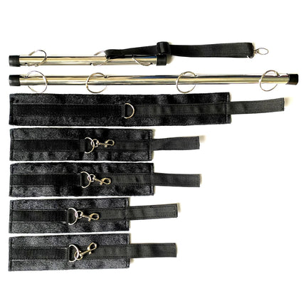 BDSM Bondage Kit Spreader Bar Handcuffs Ankle Cuffs Fetish Restraints Set Sex Toys for Couples