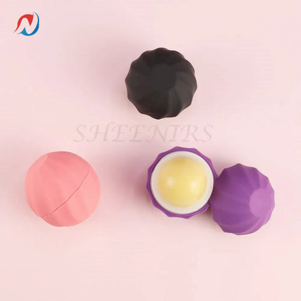 50pcs 7ml 0.25oz 7g Empty Ball plastic lip balm Sphere Lipstick Container crayon Lipstick Tubes Chapstick Tubes Holder Makeup