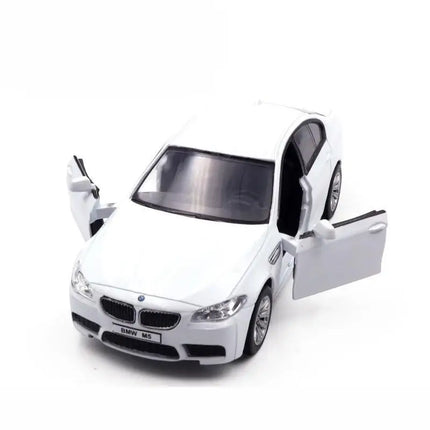1/36 BMW M5 Sedan Toy Car Model For Children RMZ City Diecast Alloy Metal Miniature Pull Back Collection Gift For Boys Kid