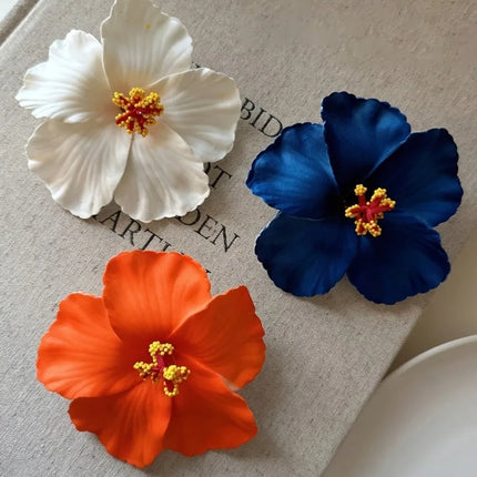 Hawaiian Flower Hair Clips / Pinces Fleurs Hawaïennes