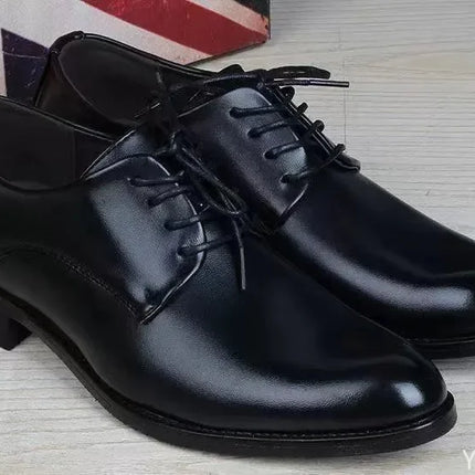2025 New Fashionable Versatile Men's Height-Increasing Shoes, Spring British Casual Business Flats, Comfortable Casual Shoes